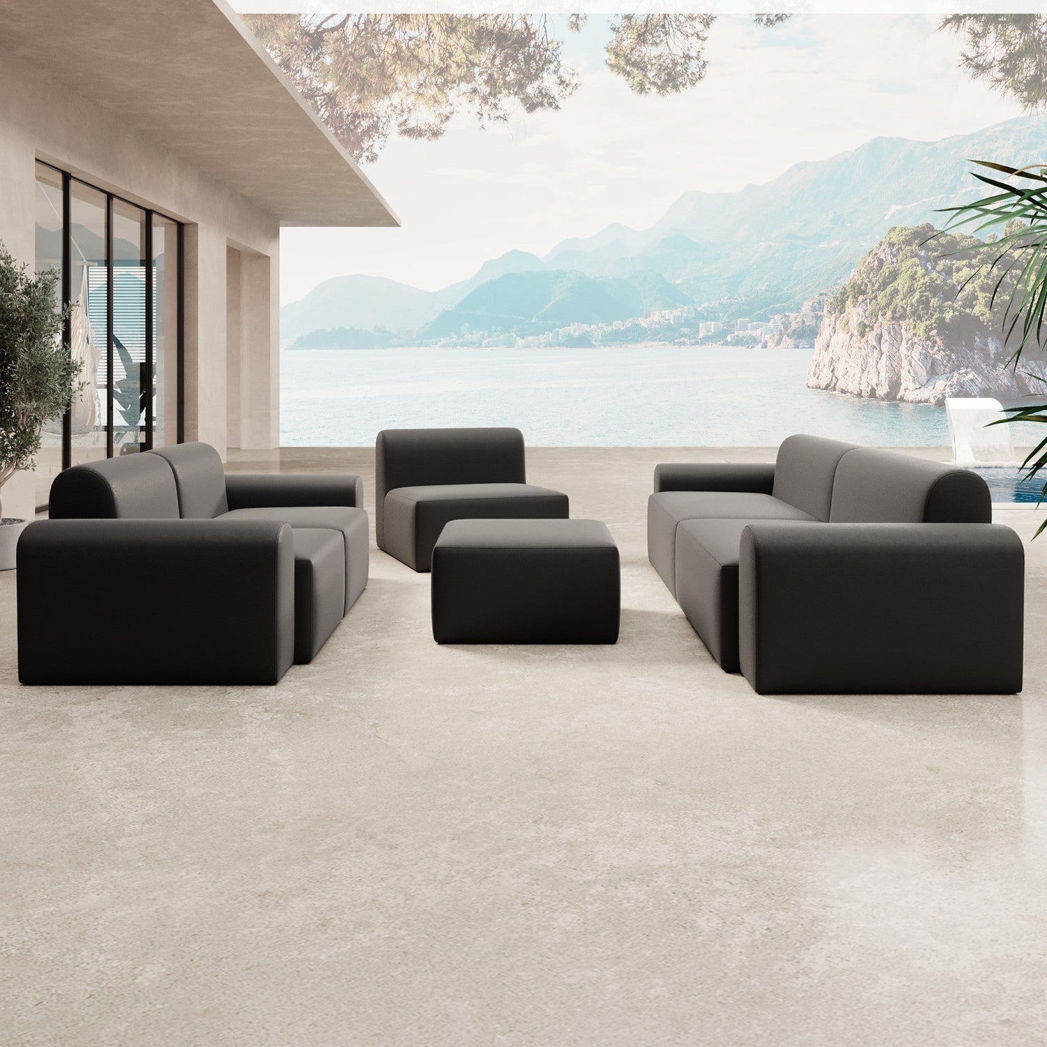 Sitzecke im Garten Ideen