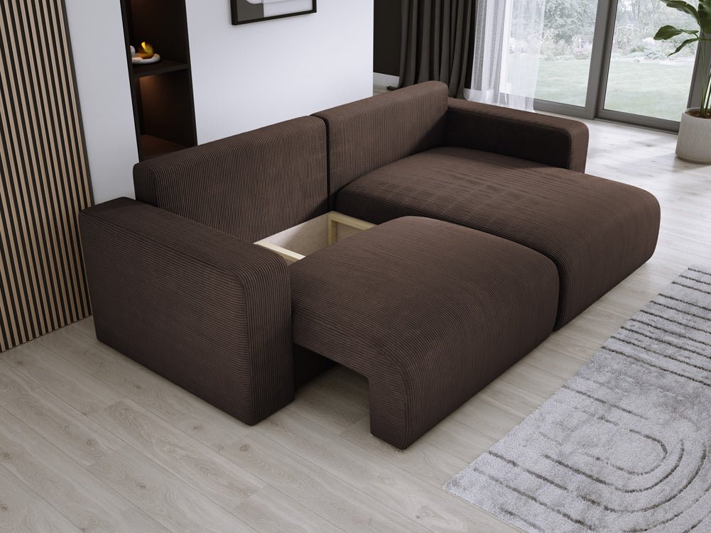 Designer Sofa Carl Cord mit Schlaf- und Klappfunktion