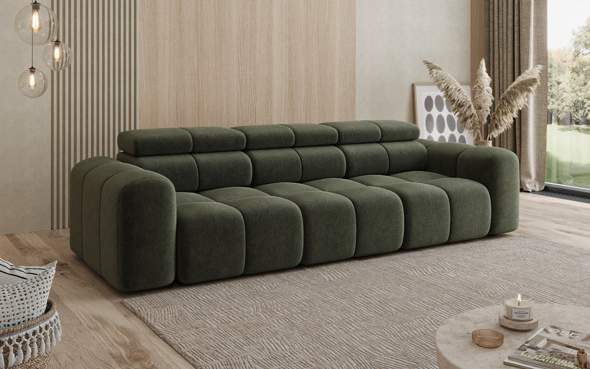 Designer Sofa 3 Sitzer Mia in Chenille