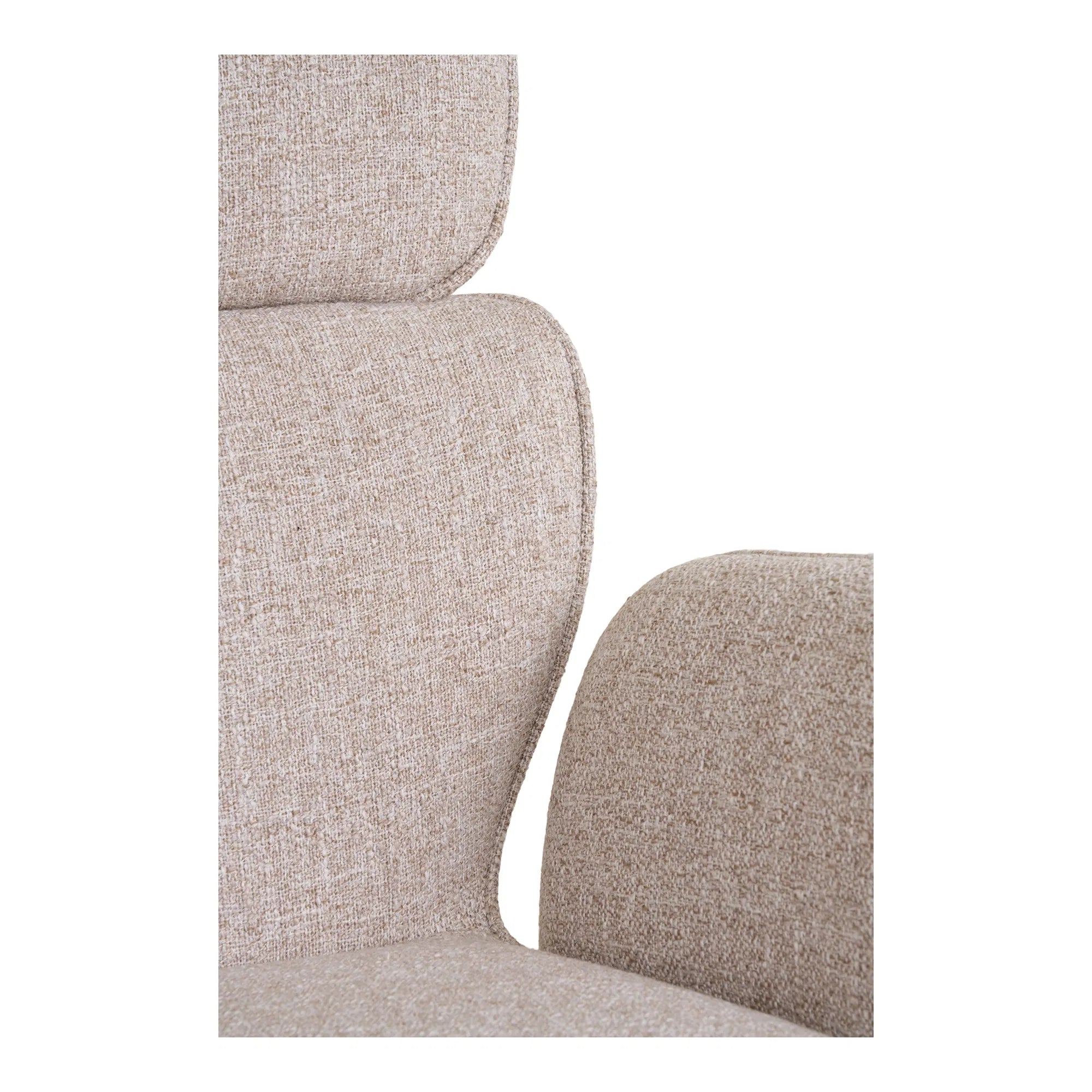 2er Set - Designer Stuhl Valerio Stoff mit Drehfunktion