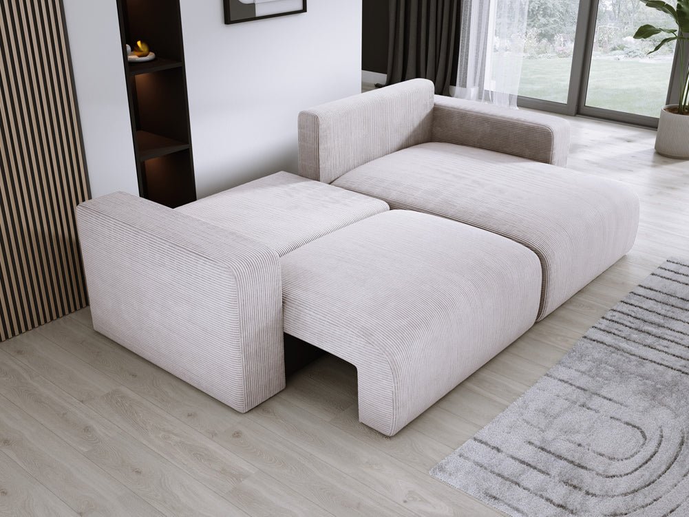 Designer Sofa Carl Cord mit Schlaf- und Klappfunktion