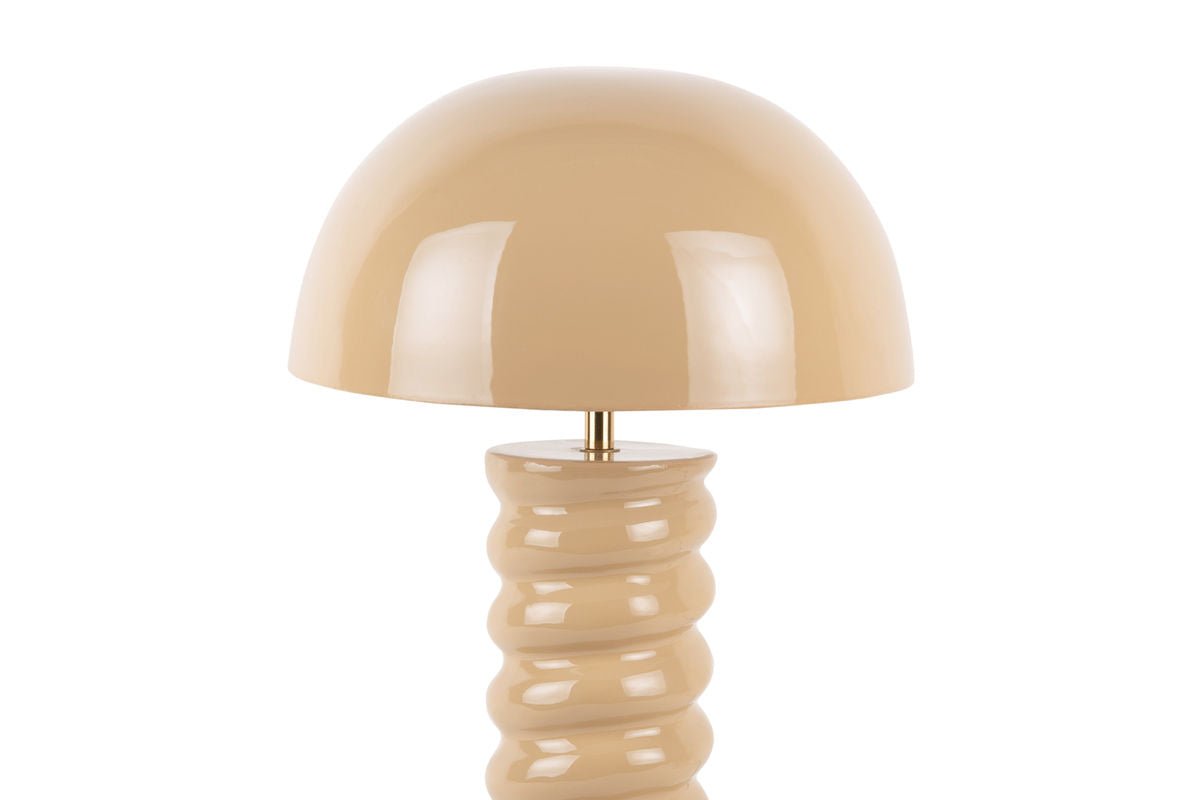 Tischlampe Milano - Designleuchte aus Eisen mit Spiralsockel