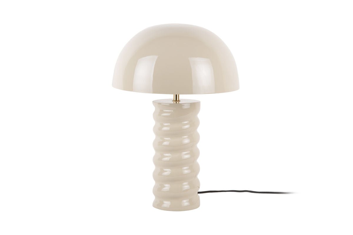 Tischlampe Milano - Designleuchte aus Eisen mit Spiralsockel
