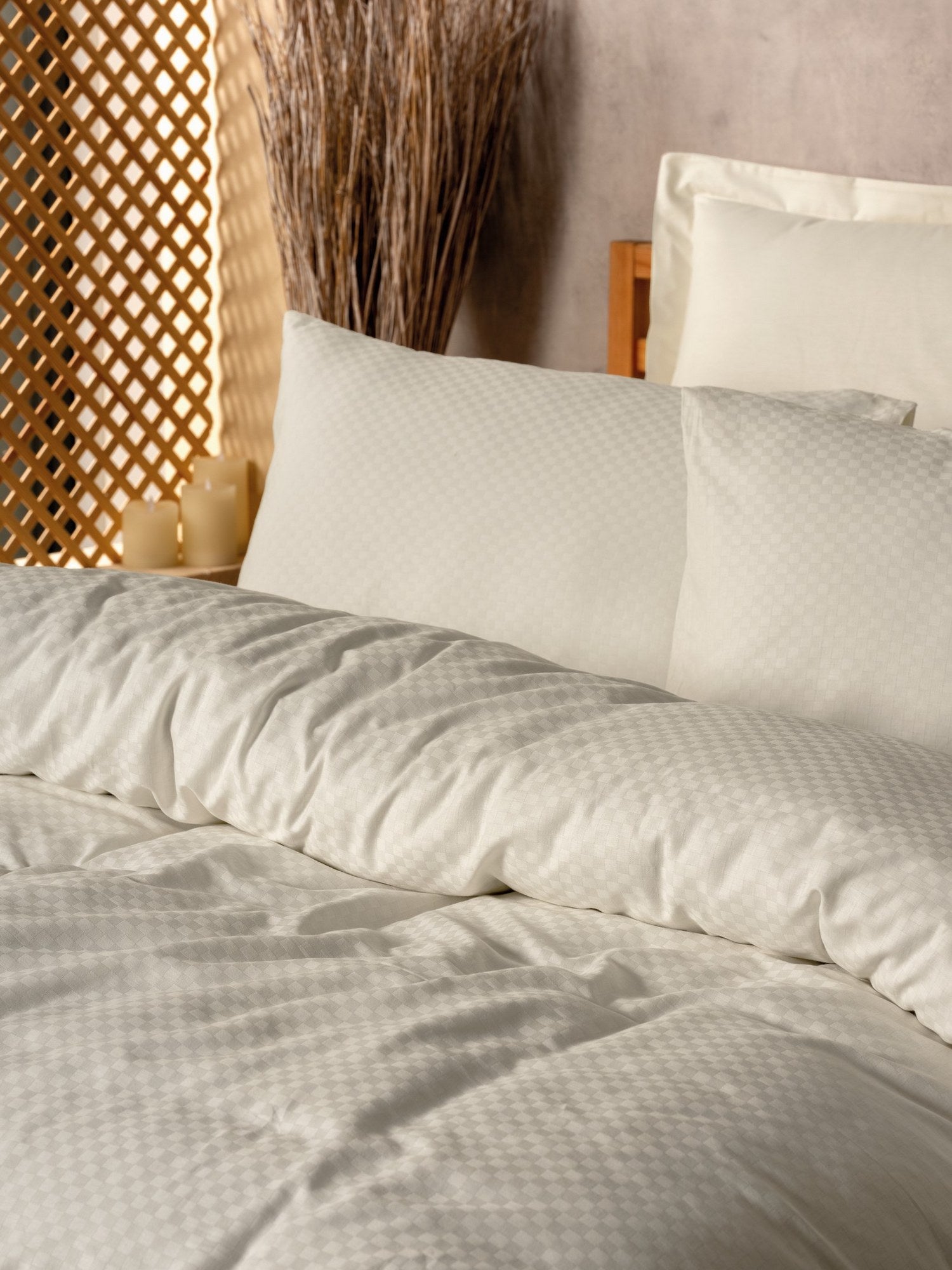 Bettwäsche-Set Beige – 100% Baumwolle Ranforce
