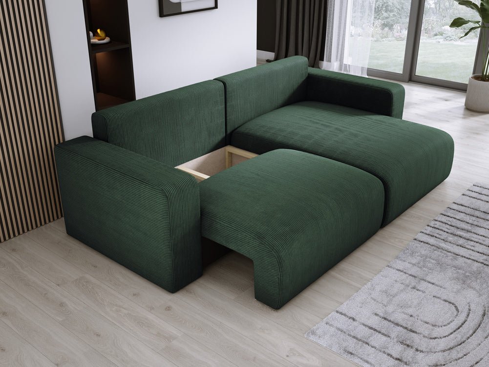 Designer Sofa Carl Cord mit Schlaf- und Klappfunktion