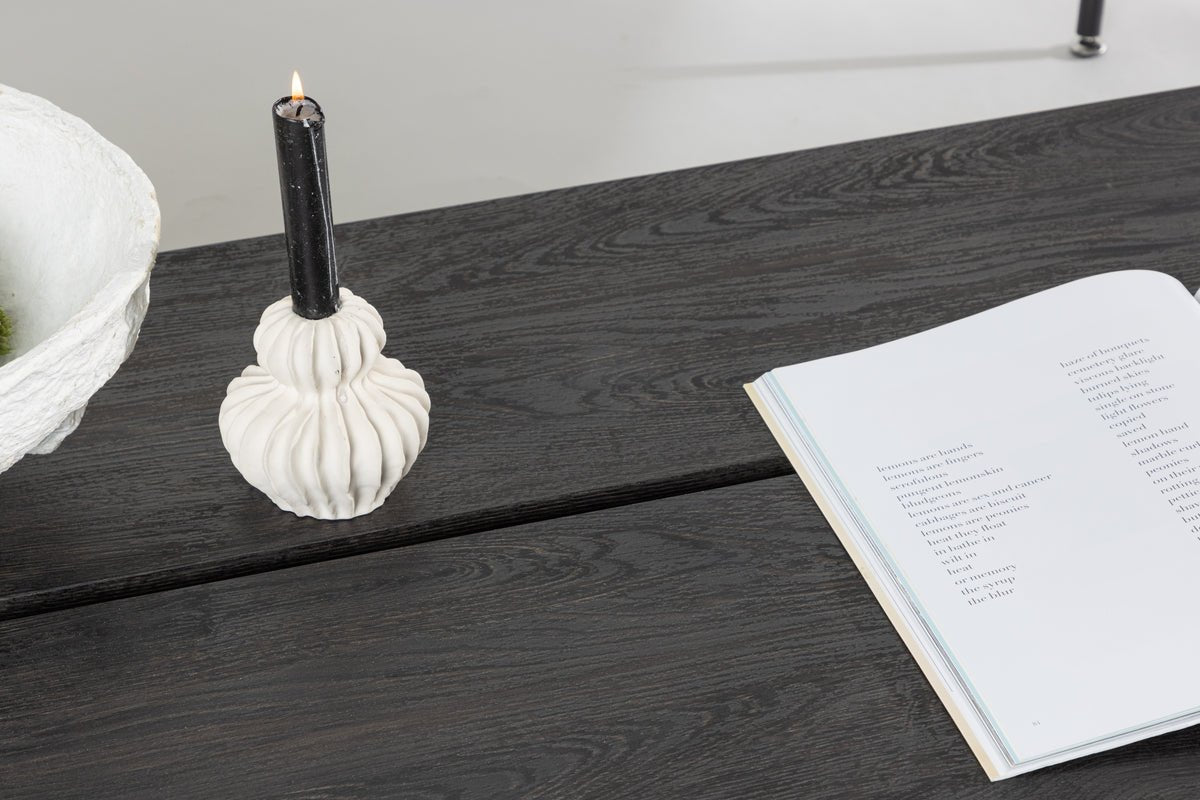 Couchtisch Lannister - in Mokka mit Holzoptik