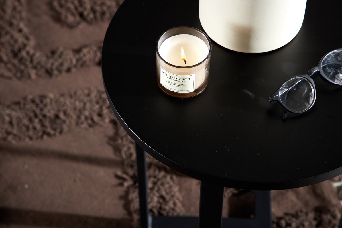 Couchtisch/Beistelltisch Paul - in Schwarz