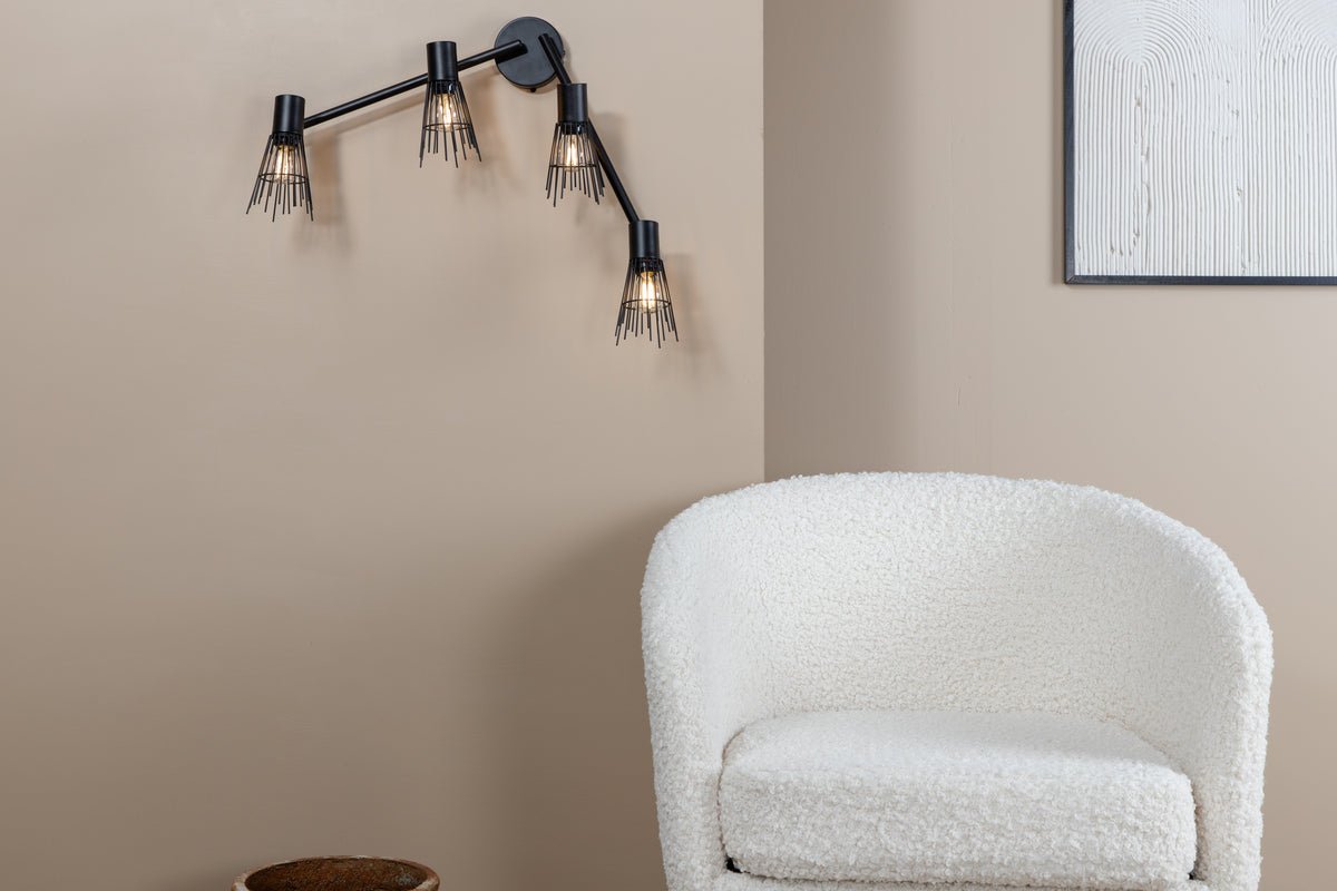 Wandleuchte „Anastasia" – Wahlweise 3 oder 4-flammig erhältlich