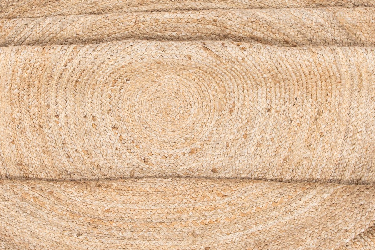 Teppich Palin – rund in Naturfarbe aus Jute