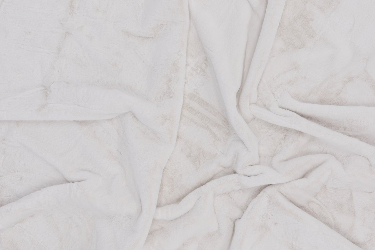 Teppich Isara – in Weiß aus Polyester & Baumwolle