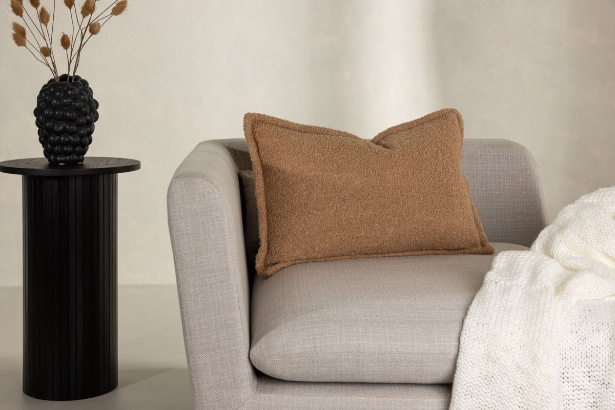 Kissenbezug Earth - 60x40 cm in Beige und Braun