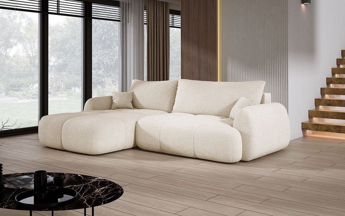Designer L Sofa Coco in Bouclé