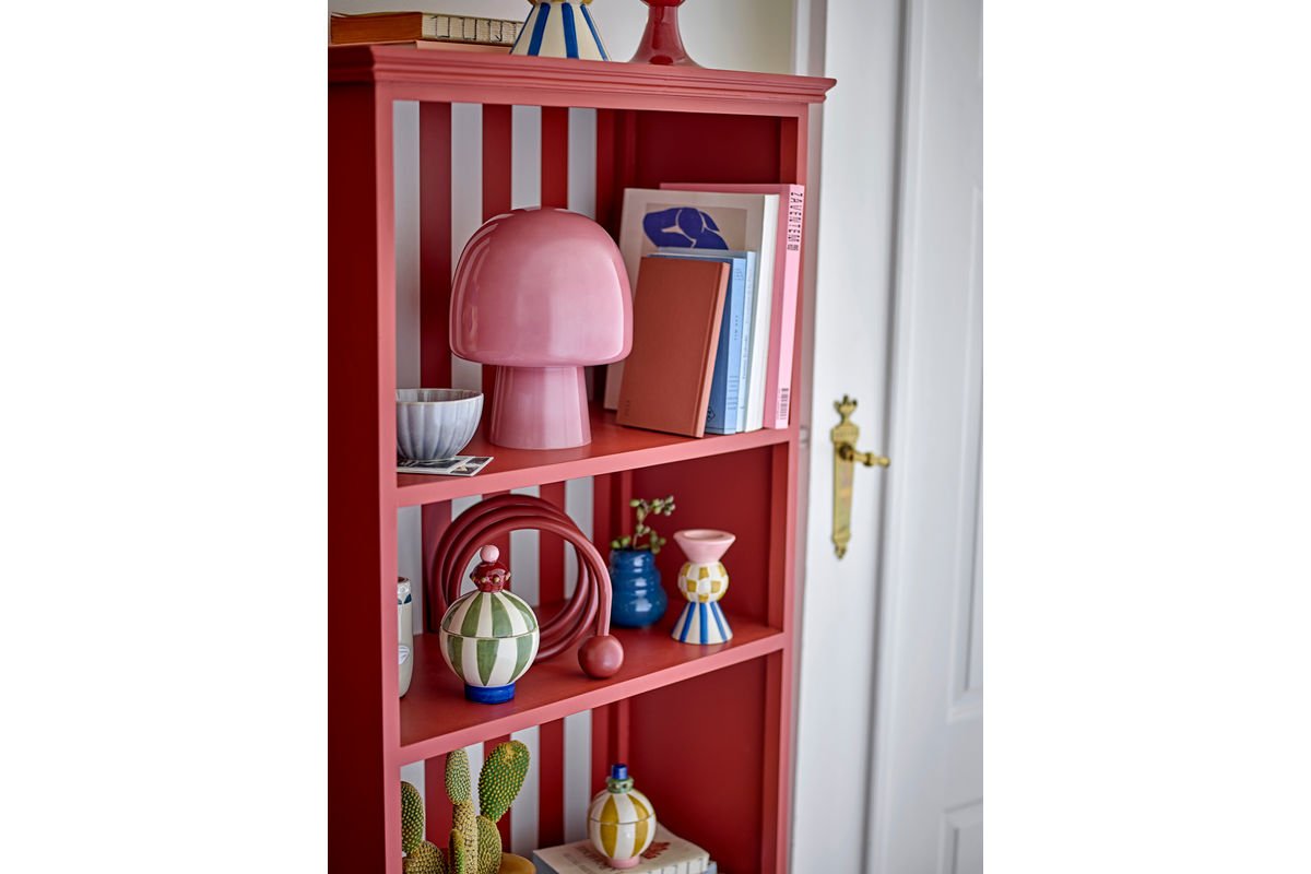 Tischlampe Nysa – Glasleuchte in organischer Pilzform