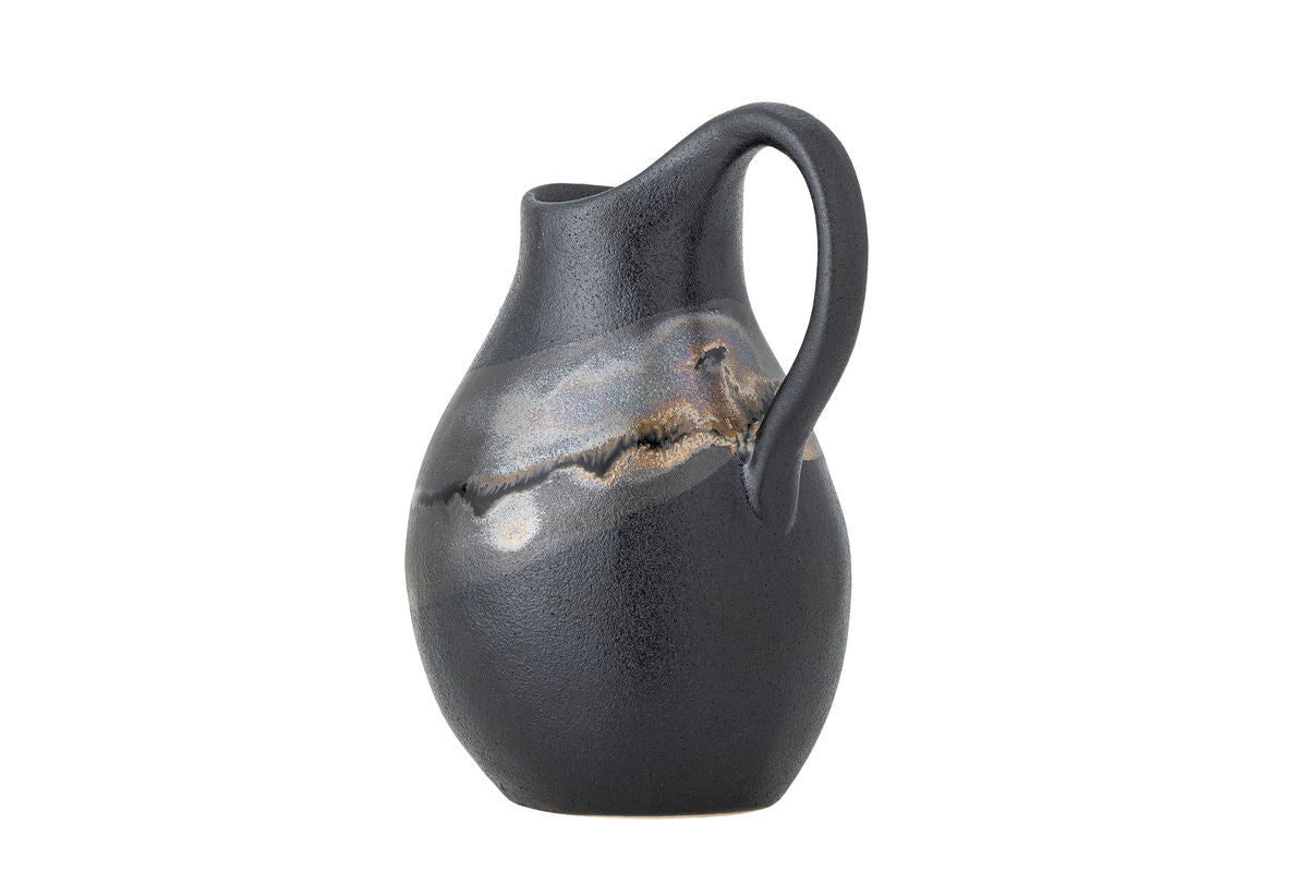 Vase „Dark Alexa“ – aus Steingut