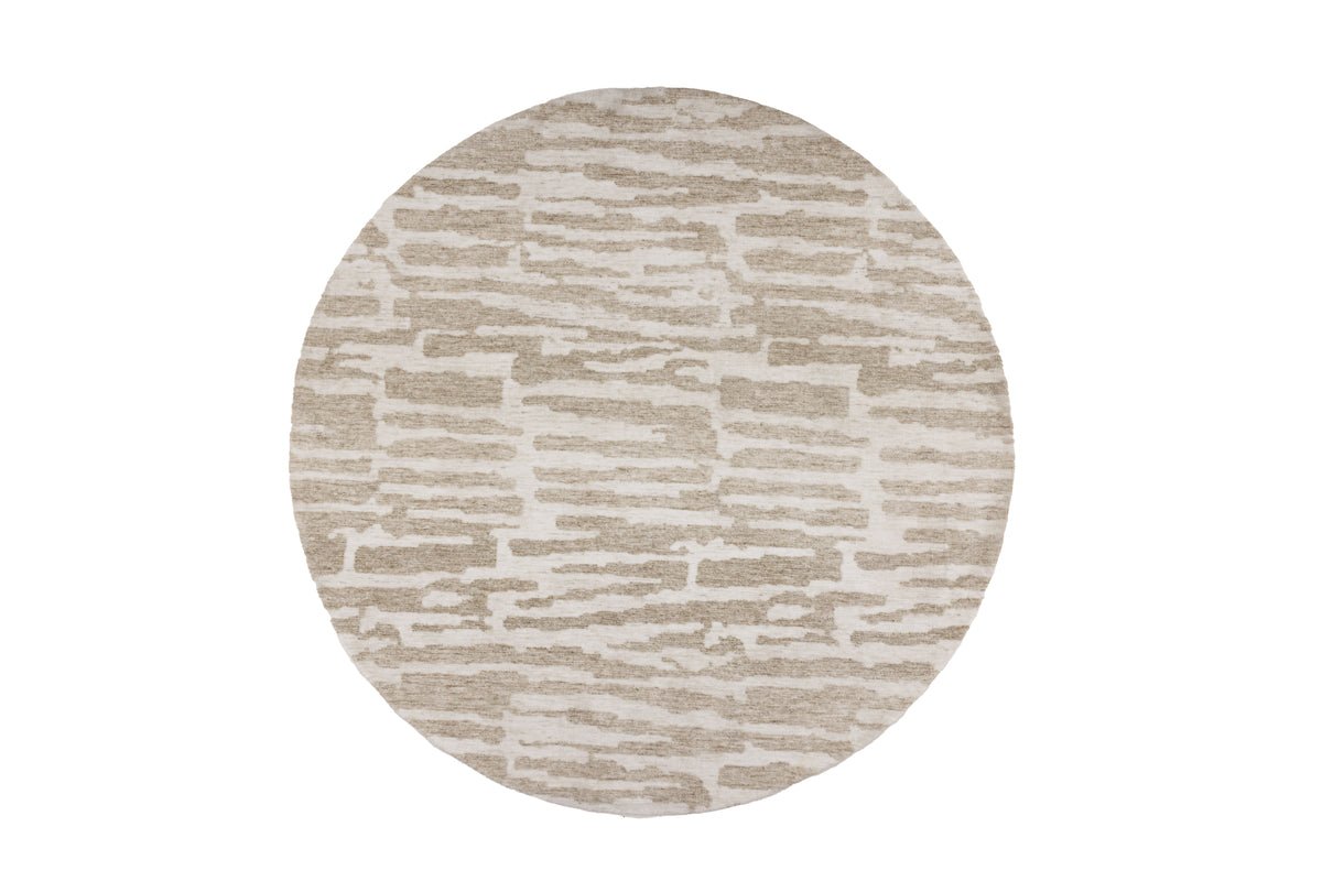 Teppich Vano – runde Form in Beige
