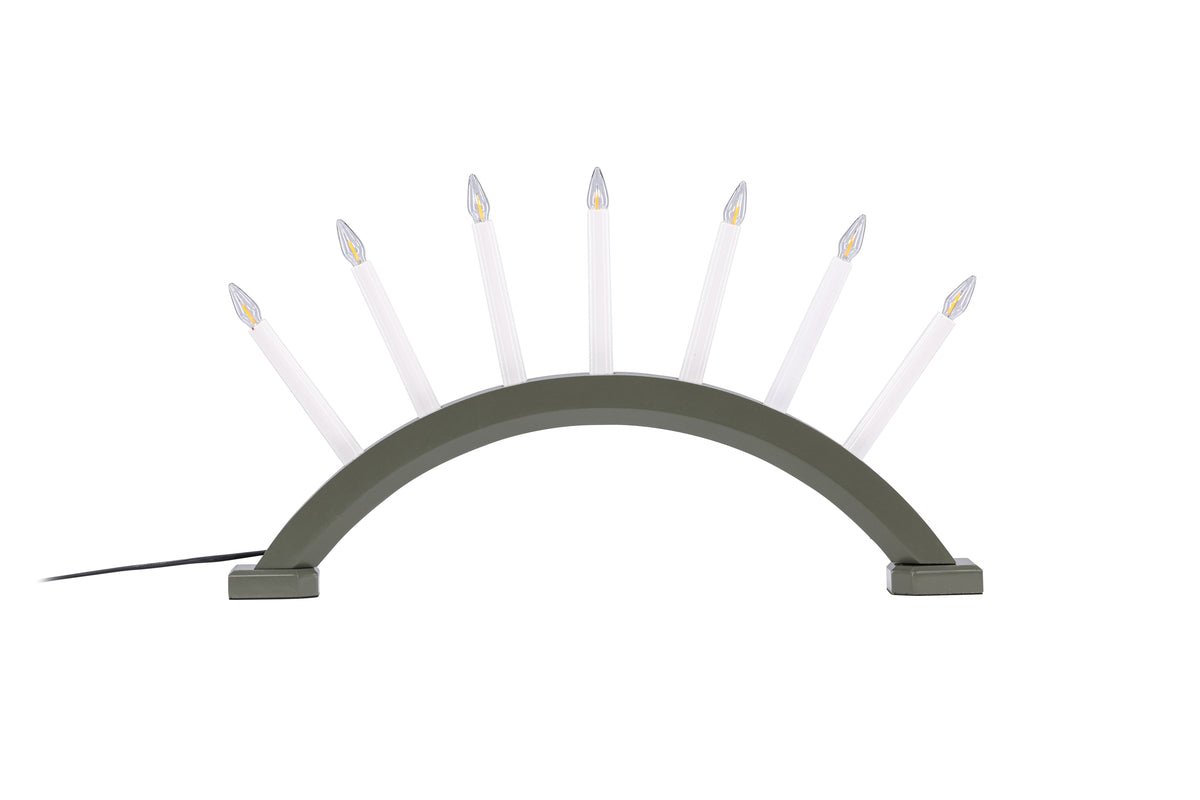 Weihnachtsbeleuchtung Elira - Adventskerzenhalter mit 7 Kerzen