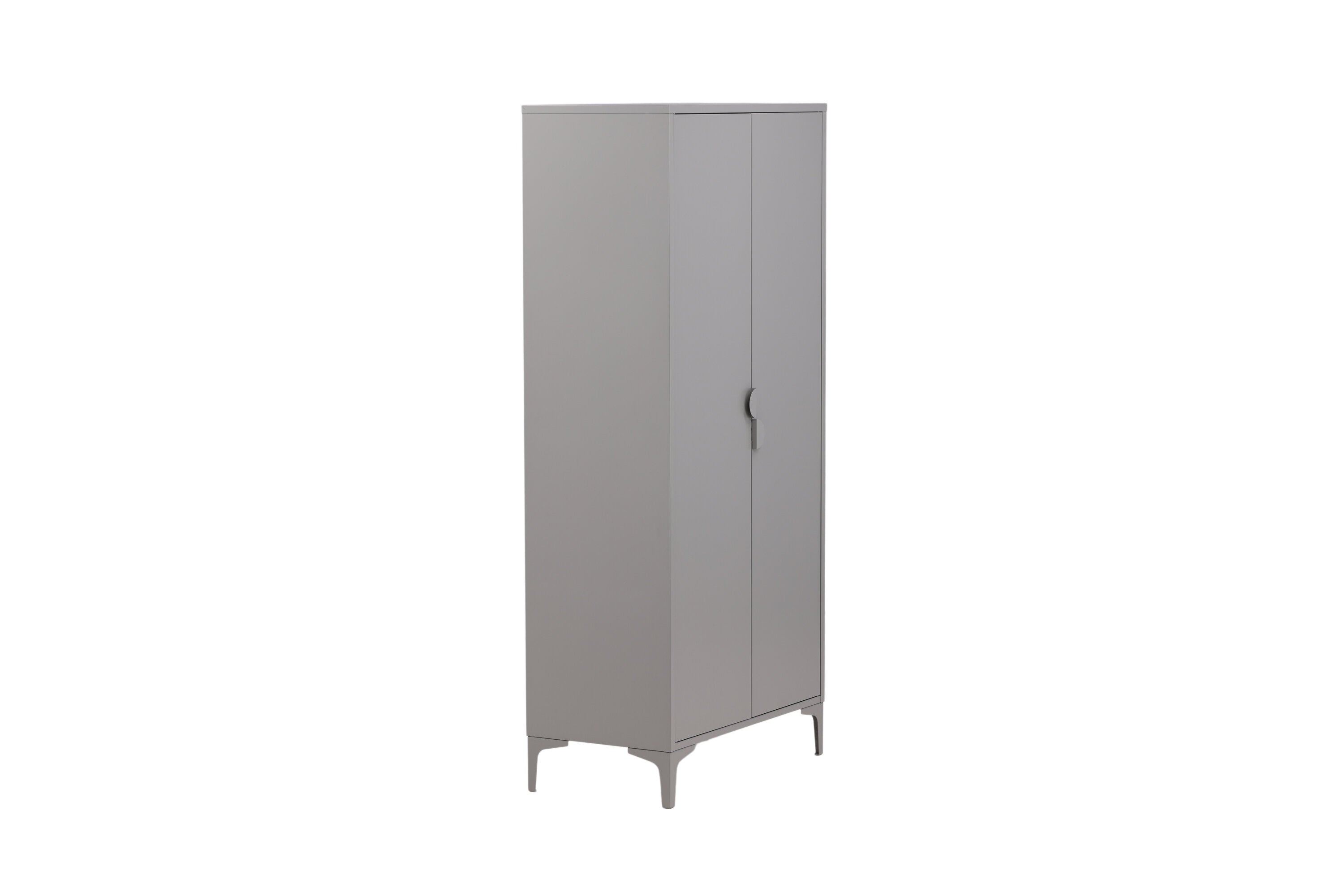 Designer Schrank Piring - in schlichtem Grau