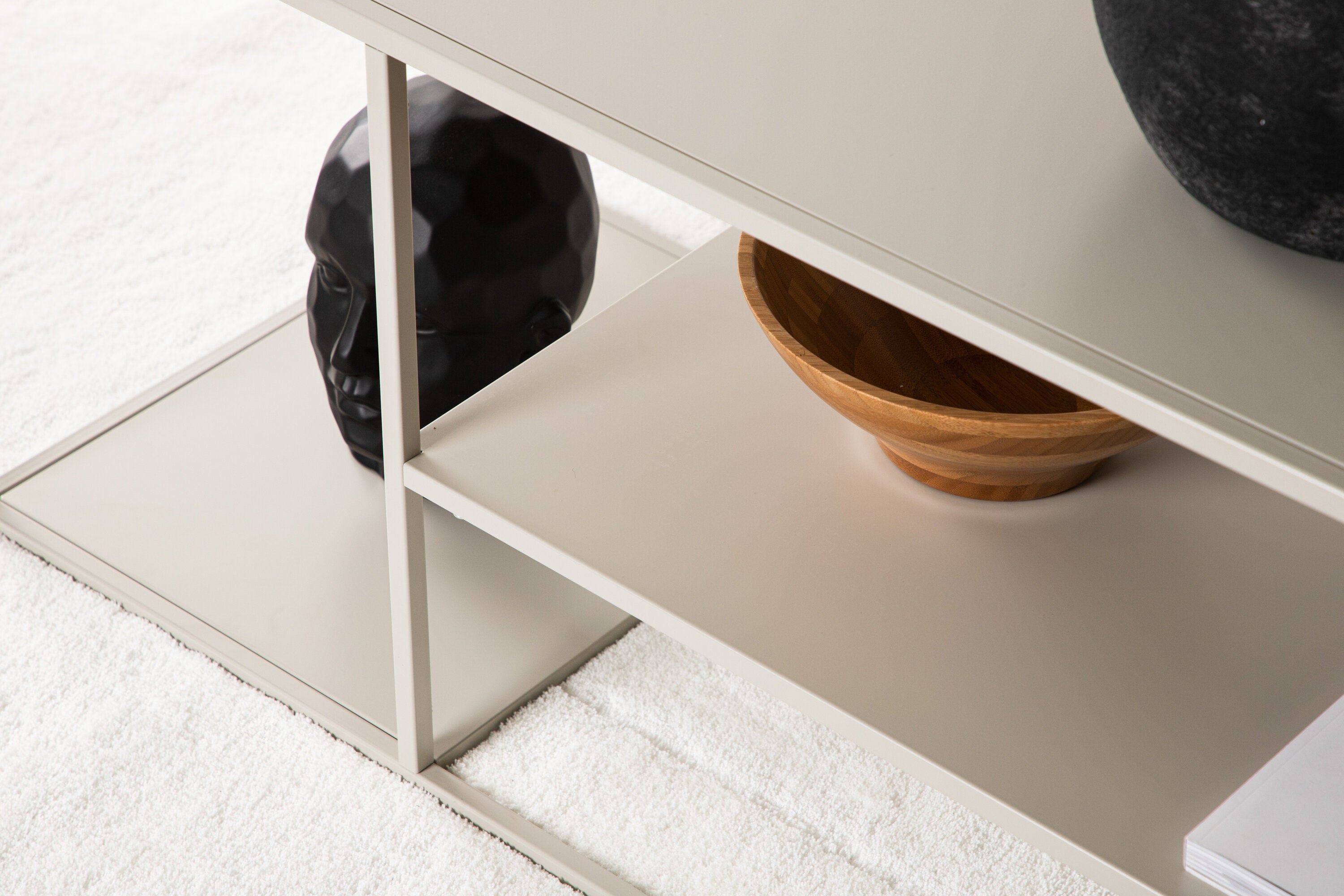 Beistelltisch Skapa - Schlichtes Design in Beige