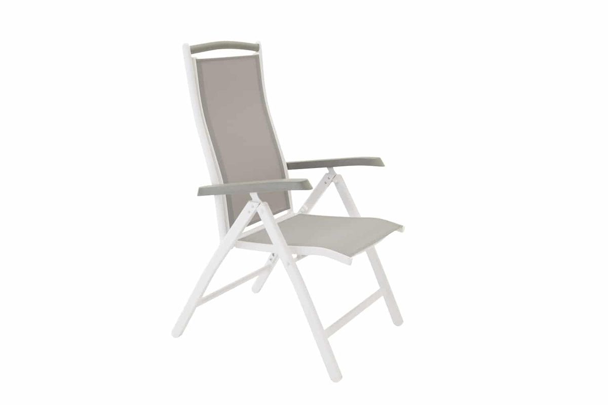 2er Set - Gartenstuhl Alberto aus Textilene/Aluminium