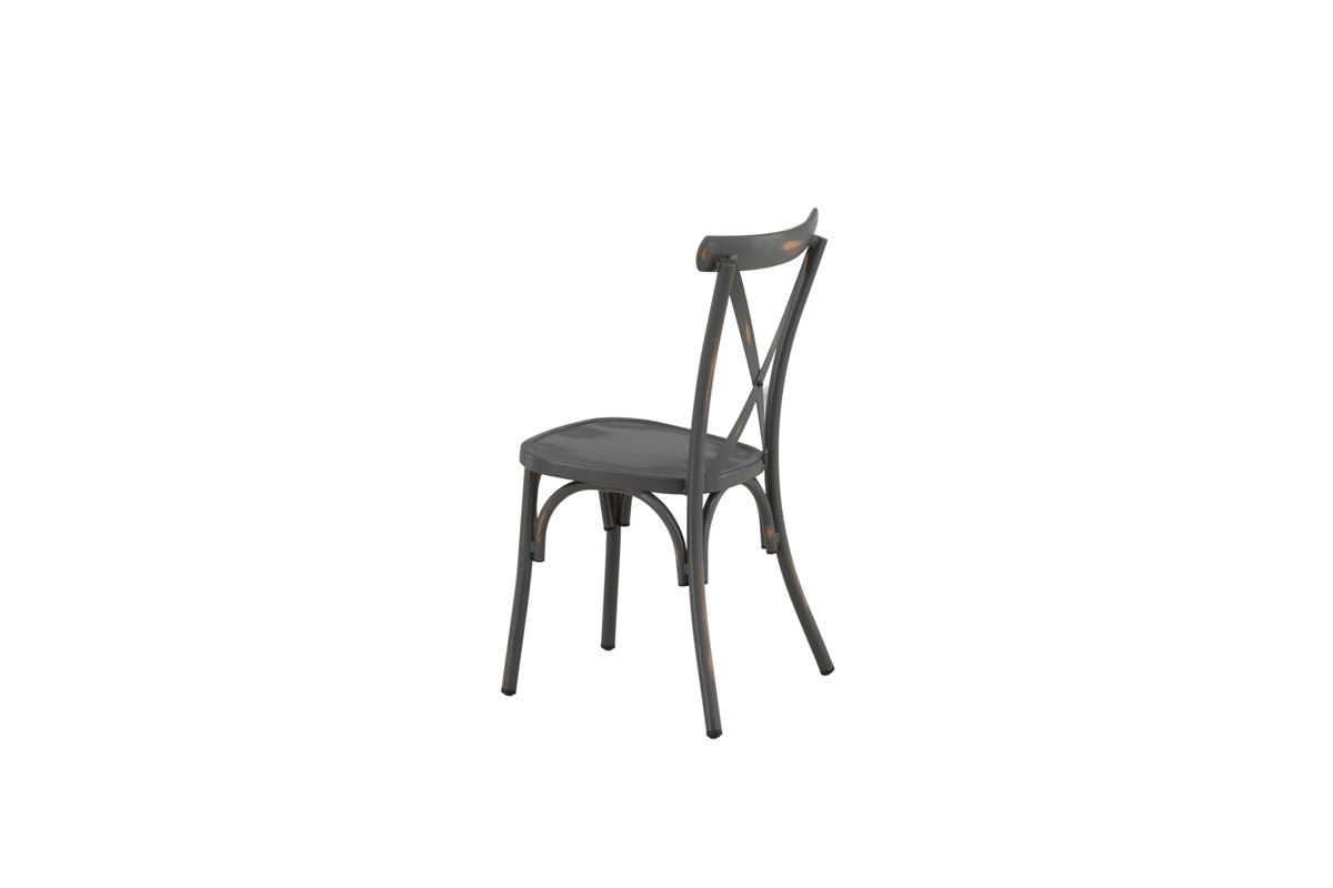 2er Set - Gartenstuhl Ellen aus Aluminium