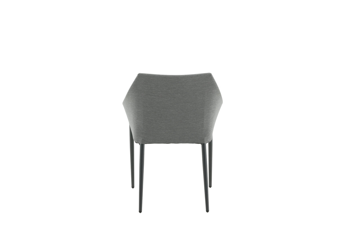 2er Set - Gartenstuhl Sophia aus Aluminium/Polyester