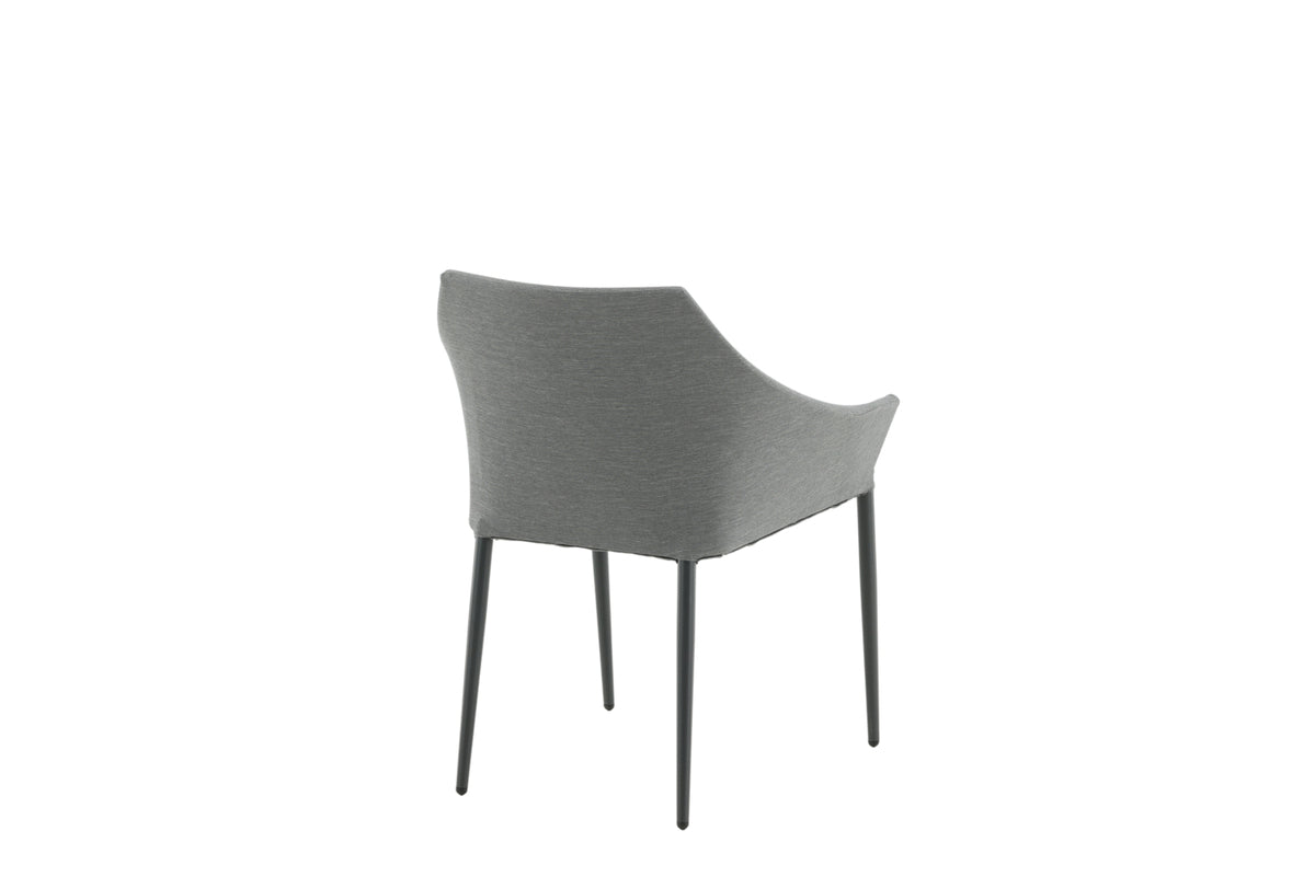 2er Set - Gartenstuhl Sophia aus Aluminium/Polyester