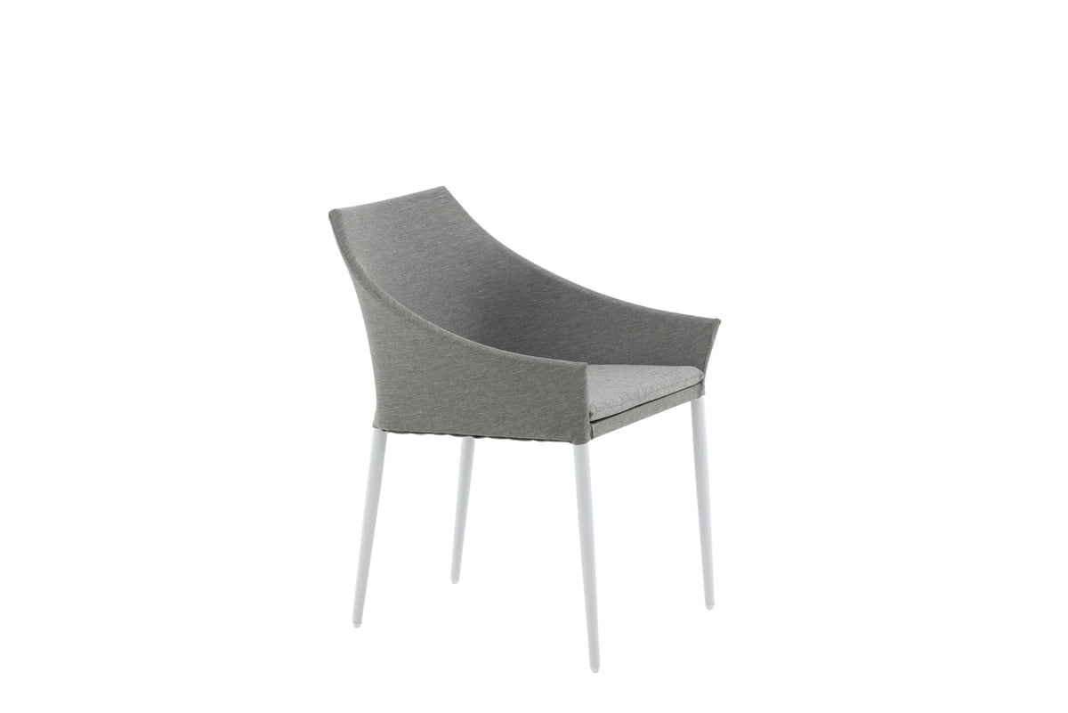 2er Set - Gartenstuhl Sophia aus Aluminium/Polyester