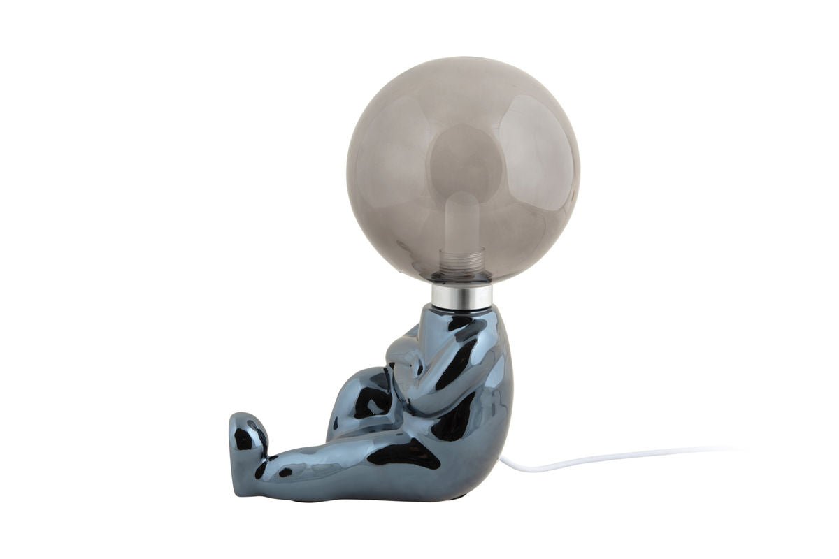 Tischlampe Antman (sitzend) - Designlampe Hochglanz beschichtet mit LED