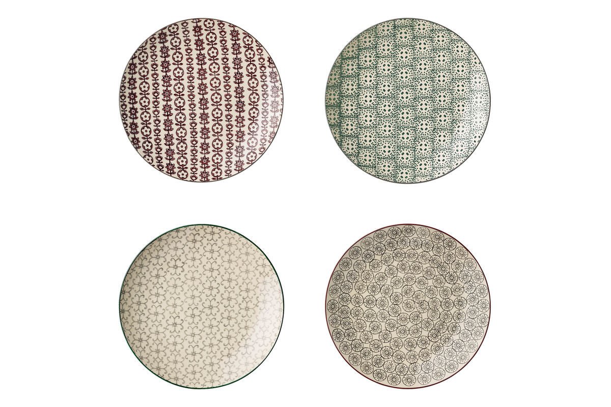 Teller Mako - aus Steingut gefertigt / 4er Set