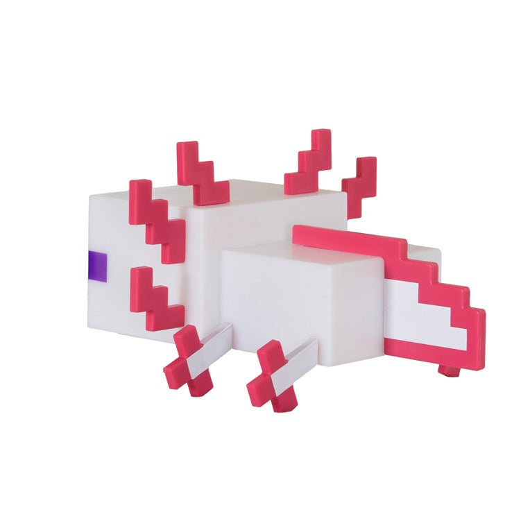 Minecraft LED-Tischlampe „Axolotl“ – mit Akku & USB-C