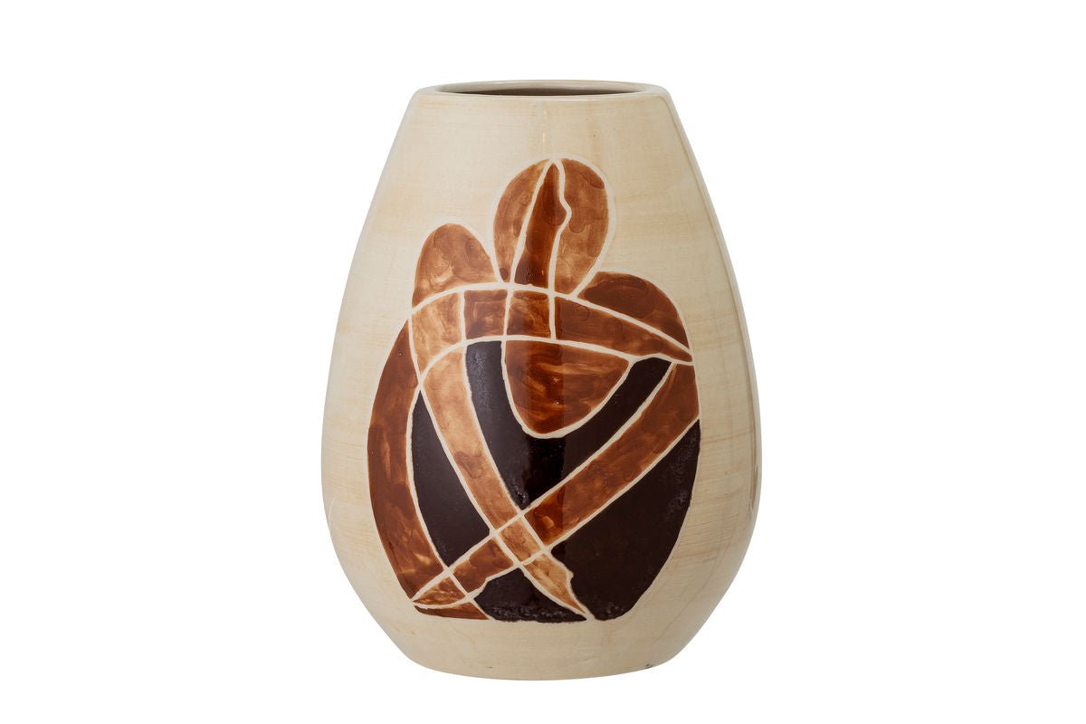 Vase "JONI" - bemaltes Steingut