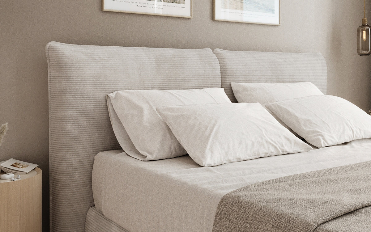 Boxspringbett Pillo in Cord