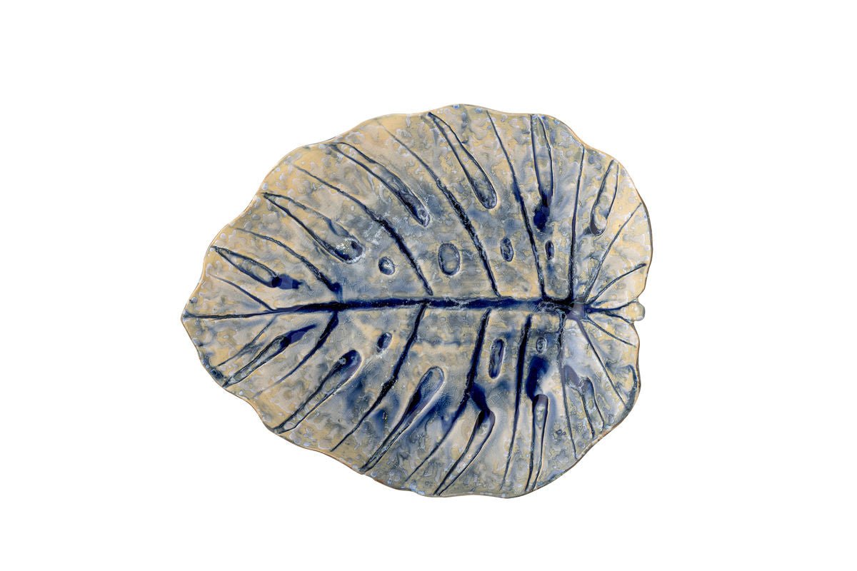 Servierplatte Orya– aus Steingut mit reaktiver Glasur