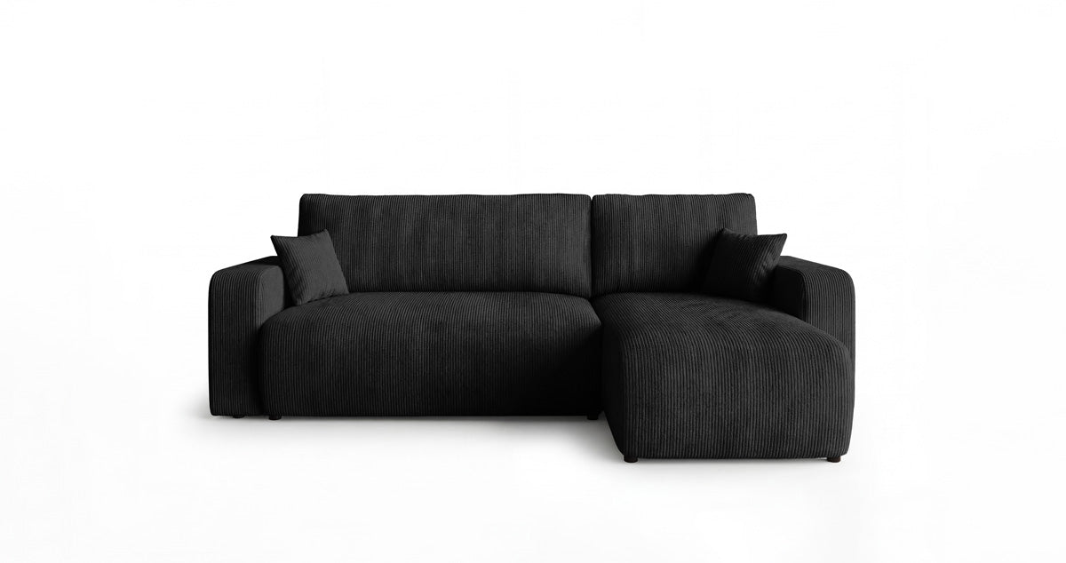 Designer Sofa Calva mit Schlaf- und Klappfunktion in Cord