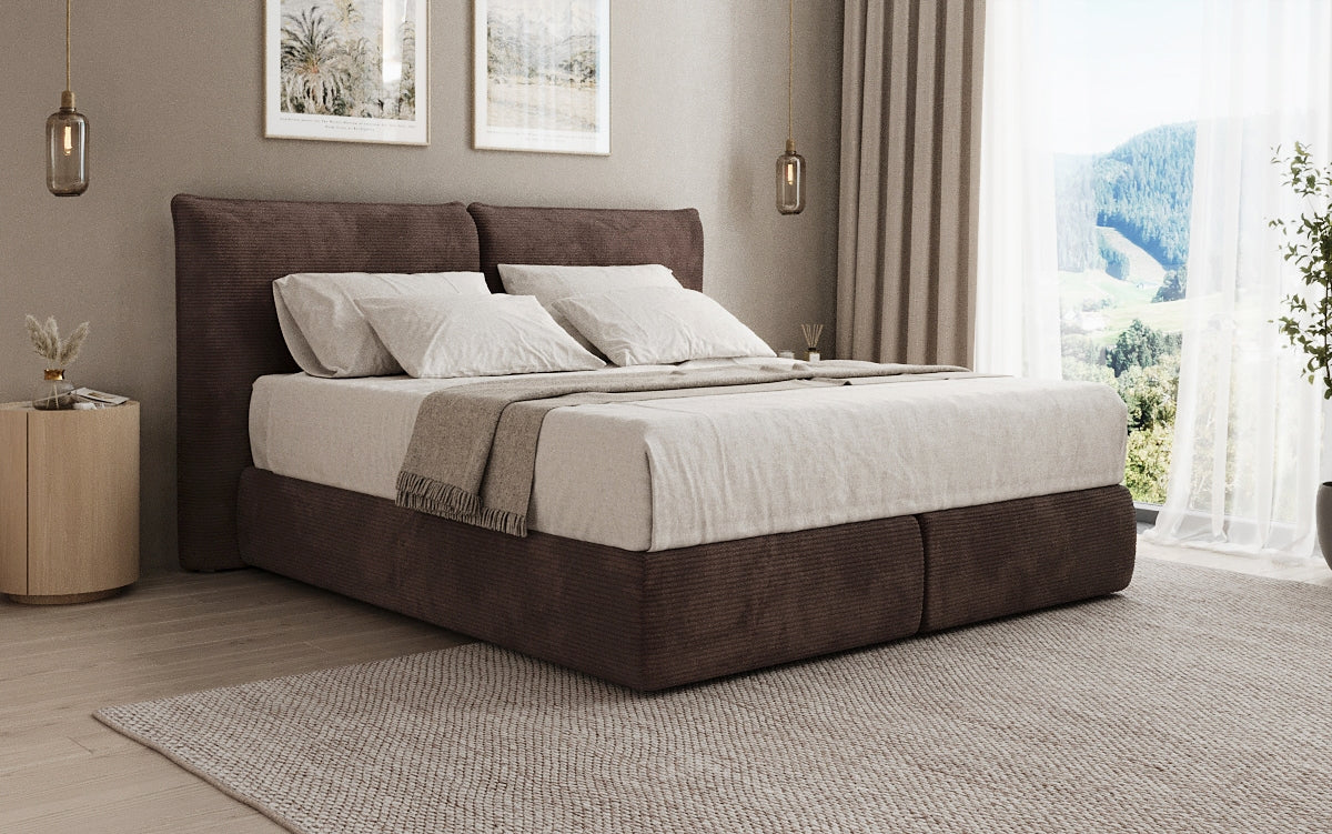 Boxspringbett Pillo in Cord