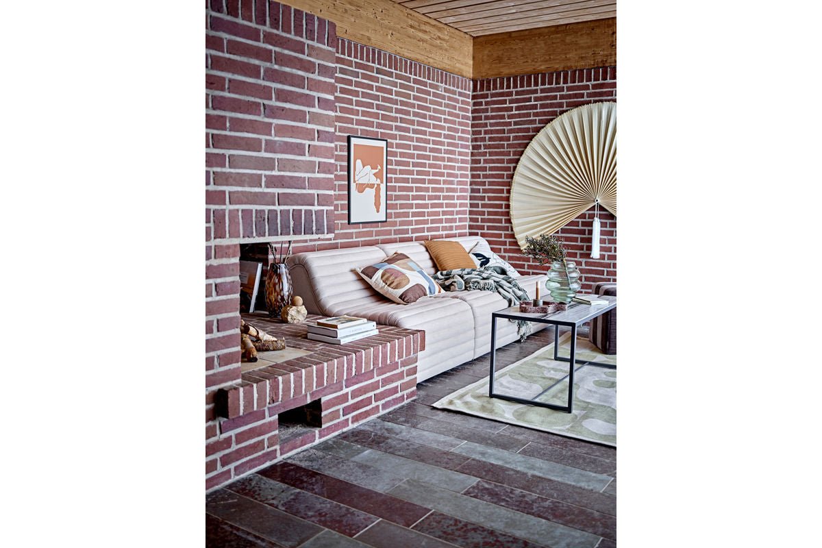 Lounge Sessel Taupe - im modernen Retro Look