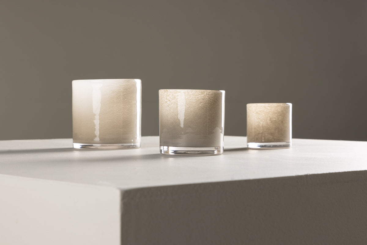 Laterne Polar - Laterne aus Glas in verschiedenen Farben