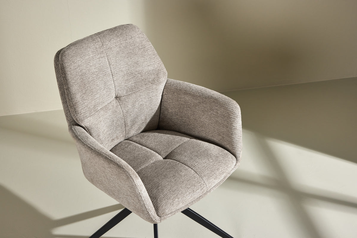 2er Set - Stuhl Marko pflegeleicht in den Farben Braun oder Weiß