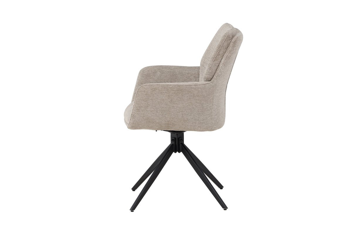 2er Set - Stuhl Marko pflegeleicht in den Farben Braun oder Weiß