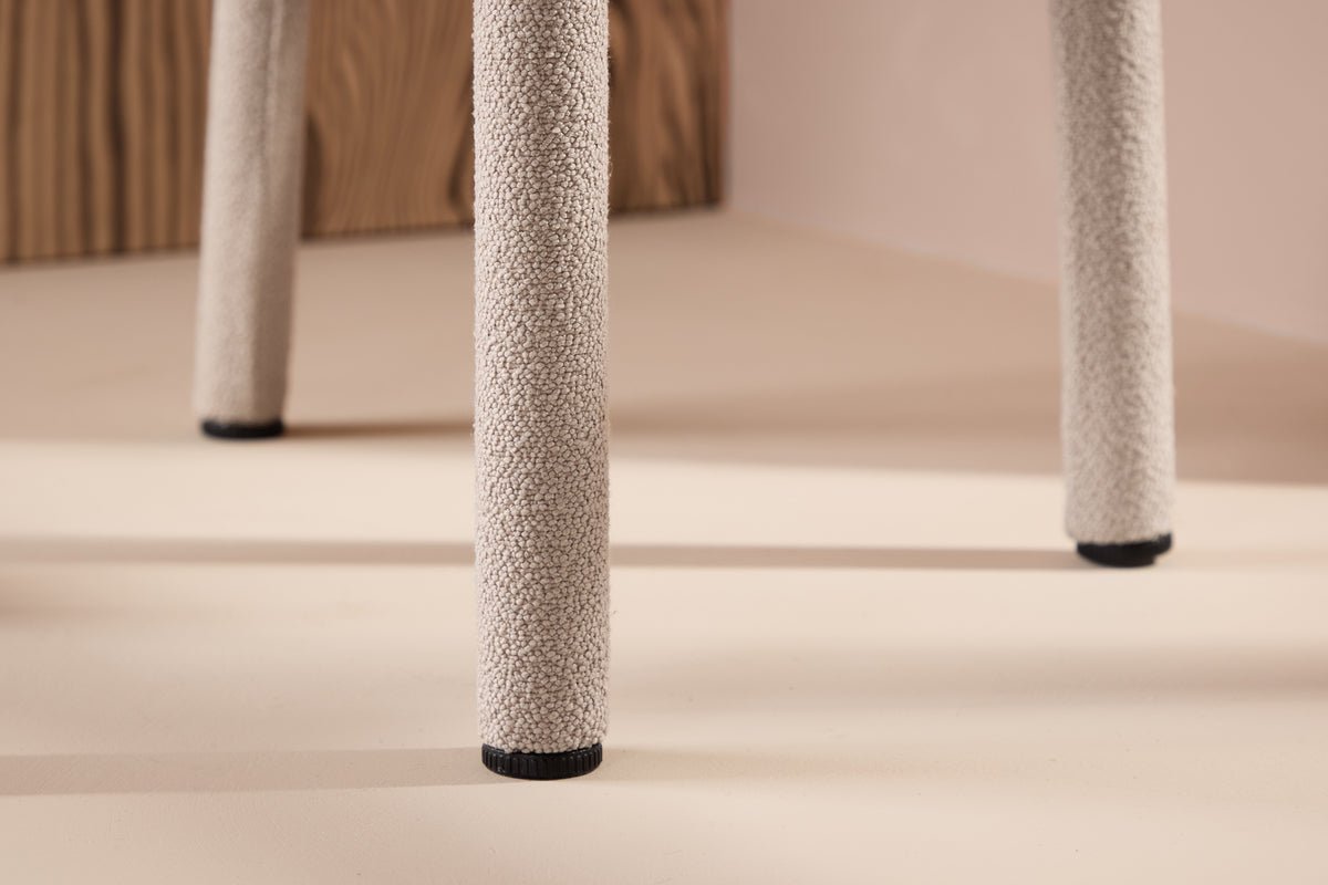 2er Set - Stuhl Marie mit Bouclé-Bezug