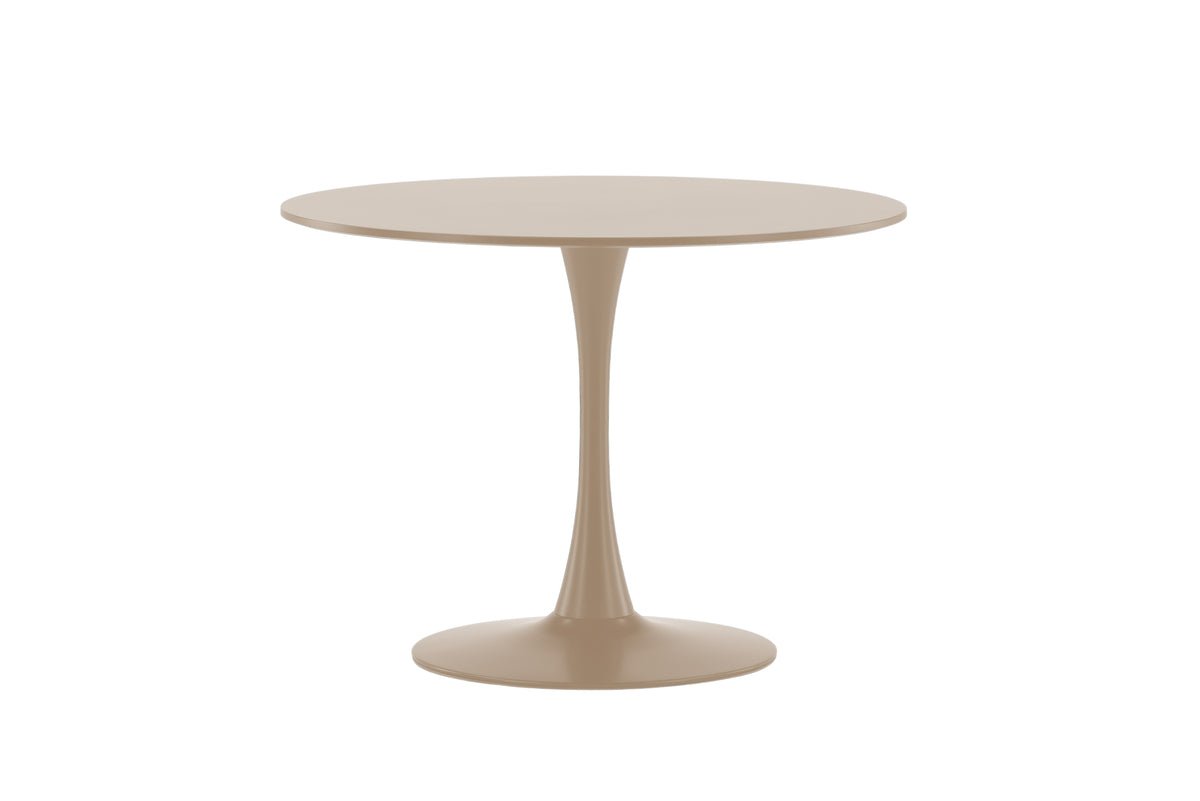 Esstisch Glade – Runder Esstisch in Beige (Ø 100 cm)