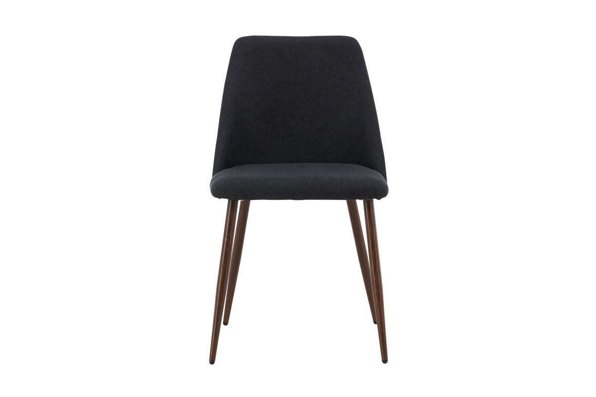 2er Set - Stuhl Liora aus weichem Polyestersamt