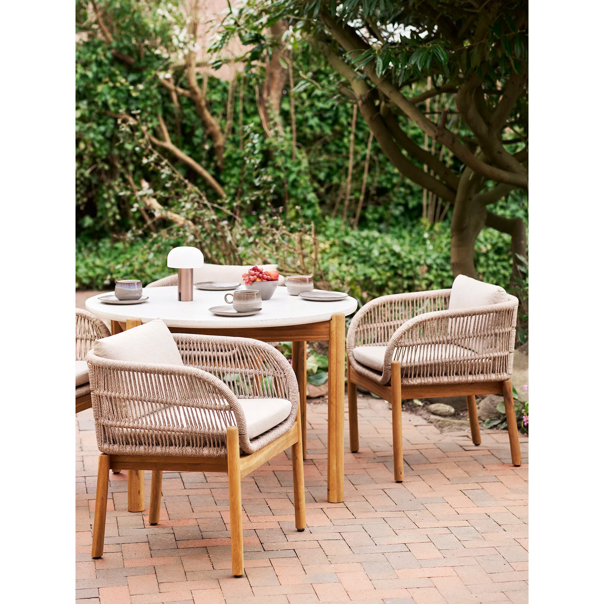 2er Set - Gartenstuhl Sorrento aus Akazienholz