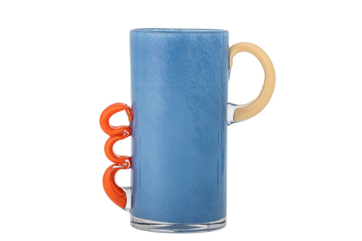 Vase „Alva“ – Blaues Glas