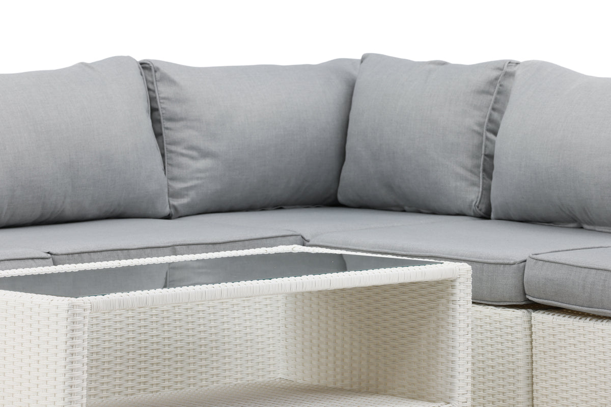 Garten Loungeset Panther - aus Kunstrattan in 3 Farben erhältlich