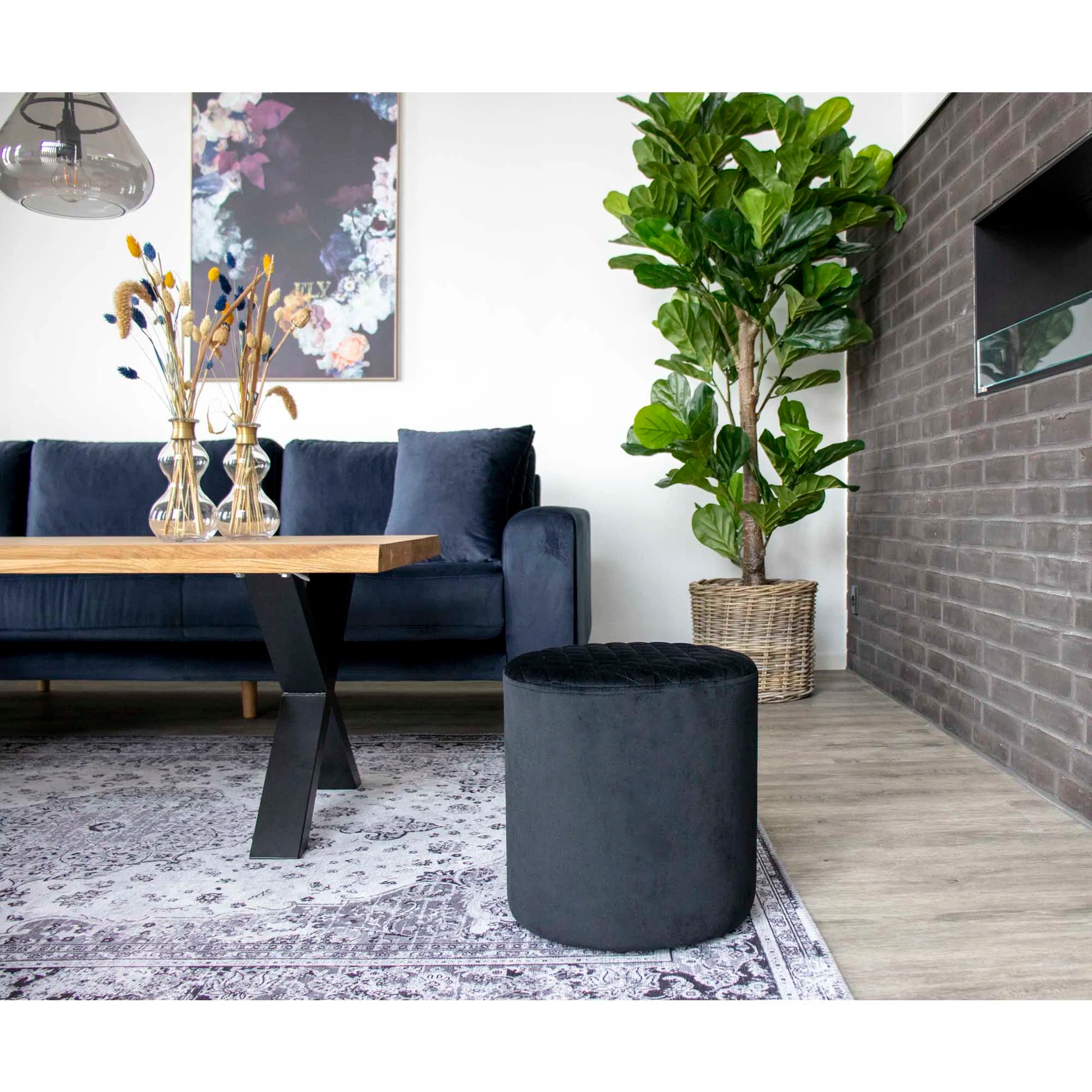 Kunstpflanze Fiddle Leaf Tree – 190 cm XL-Größe mit natürlichem Dschungel-Look
