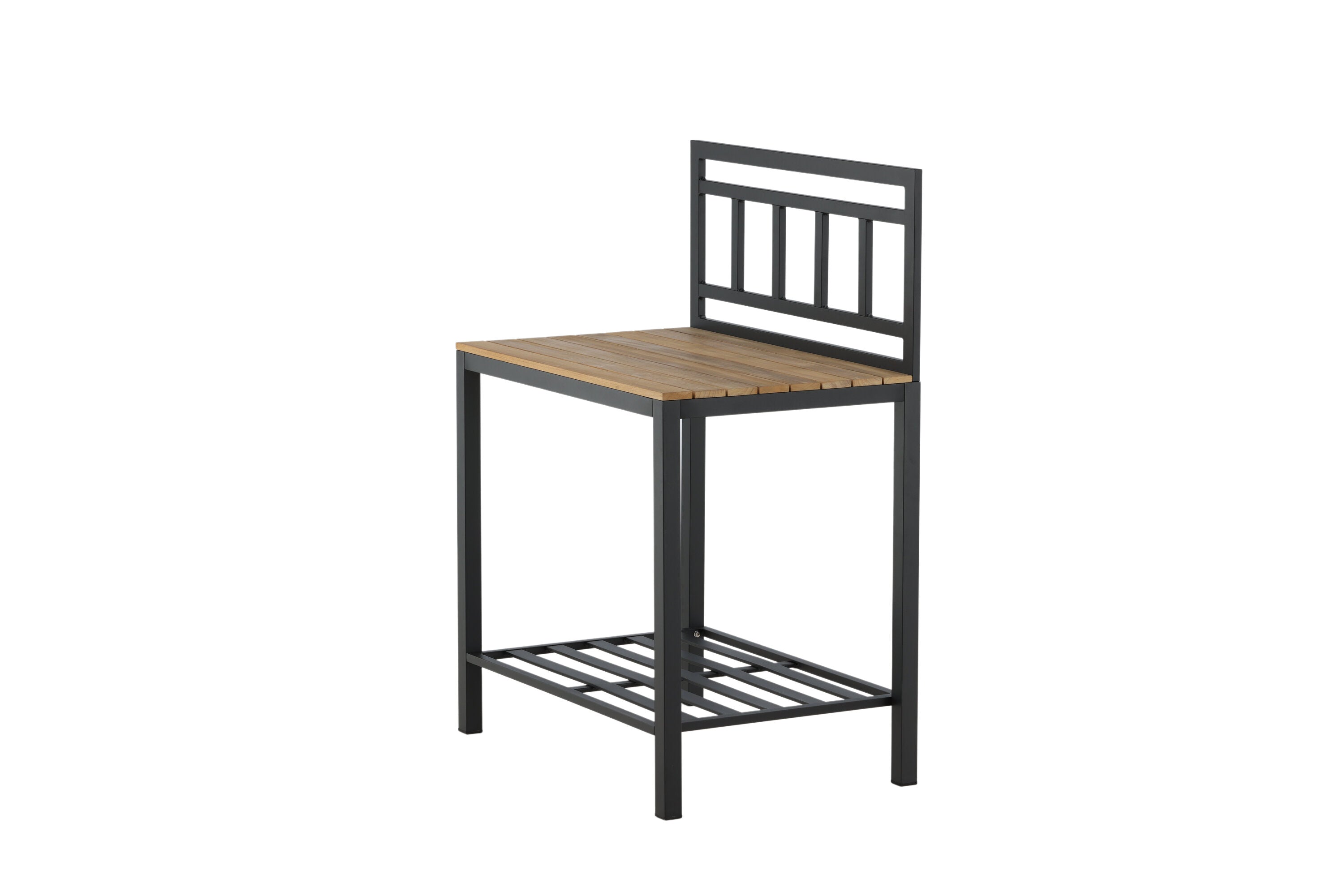 Ablagetisch Jana – Outdoor-Küchenmodul mit Teakholz-Arbeitsfläche