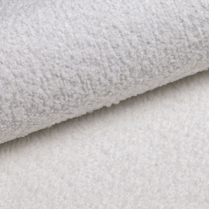 Beistellhocker Torino in Bouclé