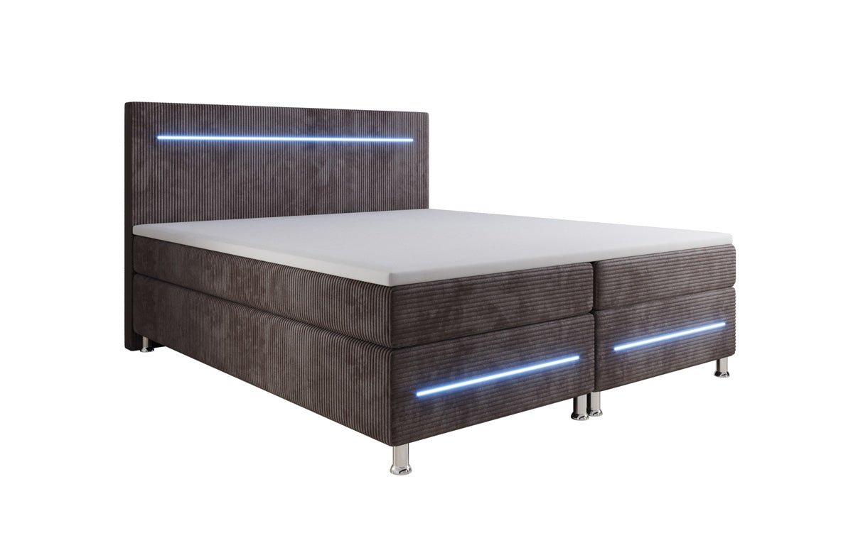 Boxspringbett Sejour mit LED in Cord
