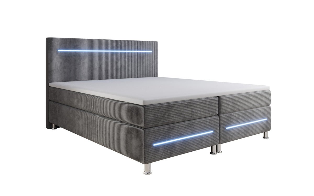 Boxspringbett Sejour mit LED in Cord